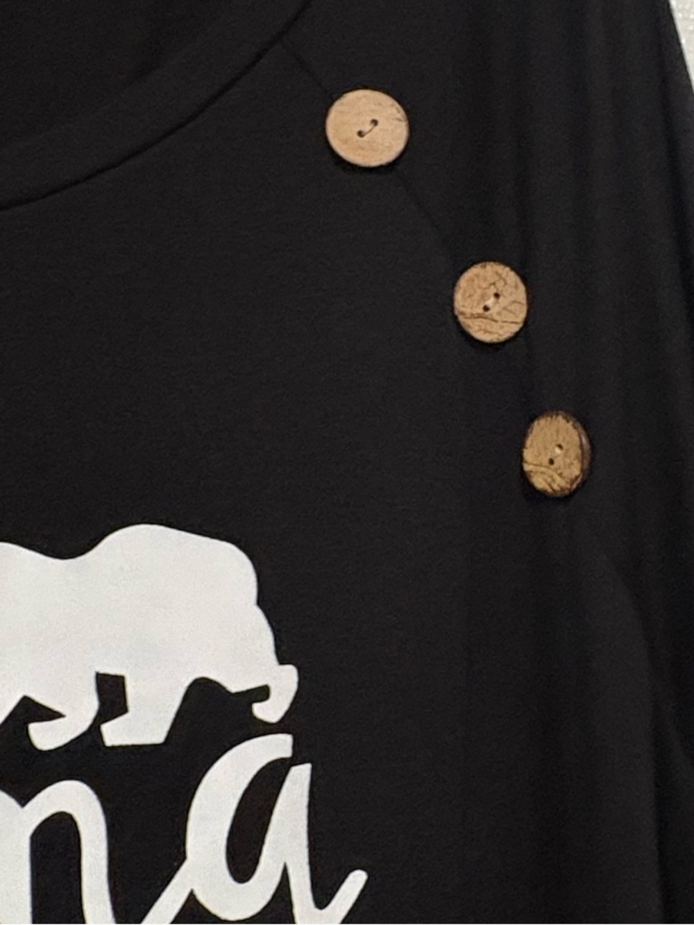 Mama Bear Long Sleeve Rayon/Spandex Top - Picture 4 of 4